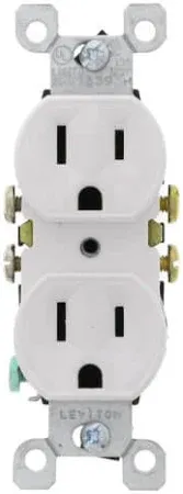 15-Amp Duplex Receptacle Outlet-power track